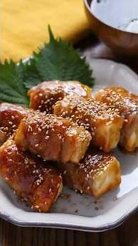 【はんぺんの照り焼きチーズ肉巻き】節約かさ増しおかず！ #はんぺん #肉巻き #おかず