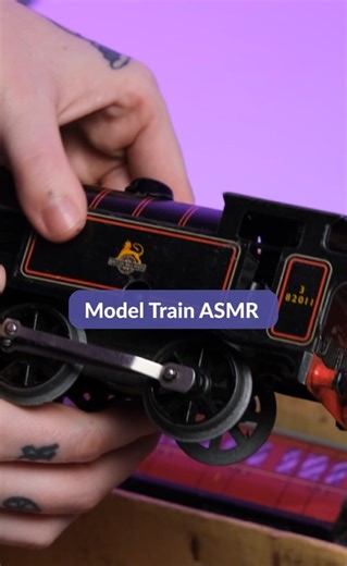 2.6K views | All aboard for some vintage train ASMR  ​ Sit back, relax, and enjoy the satisfying sounds of a classic Hornby train in action.​ Got vintage train sets? We’ll buy them! Train sets and thousands of other items, too. Get your free postage pack today and send your stuff by visiting here: go.vintagecashcow.co.uk/Facebook | Vintage Cash Cow | Facebook