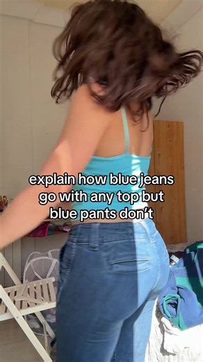 who decided that jeans go with everything? #jeans #fashion | blue jeans