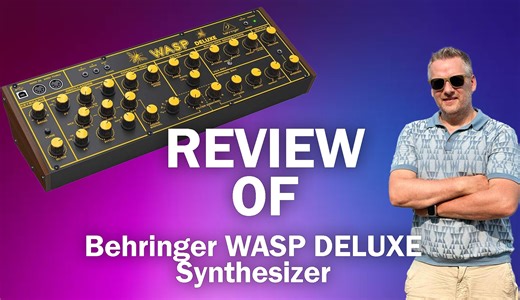Watch Review of Behringer WASP DELUXE Synthesizer on Amazon Live