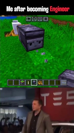 ME AFTER BECOMING ENGINEER ☠️ #minecraft #minecraft100k