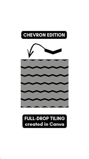Chevron Pattern in Canva (Full-Drop Method) — Fast Seamless Tiling!