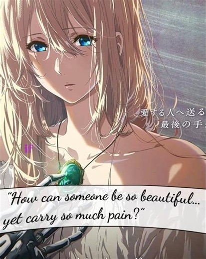 Violet Evergarden, She looked like peace, but carried a storm within | Lovely | #violetedit #anime