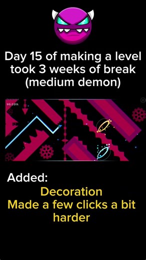 Day 15 of making a level #geometrydash