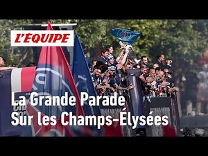 PSG CELEBRATIONS: The best moments of the Grand Parade of Parisians on the Champs-Élysées