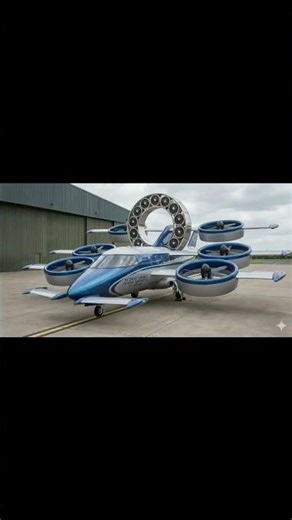 This Invention Is Called The Circle Turbines Six Wings Quadcopter Jet Airplane