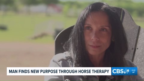 Horse therapy gives stroke survivor renewed purpose in North Texas