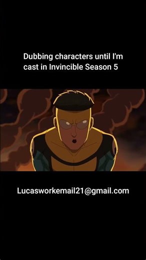Dubbing Characters until I'm cast in Invincible Season 5 shorts 1 #shorts