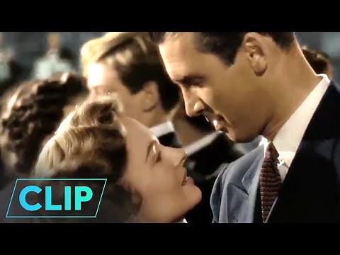 It's a Wonderful Life (1946) | George Meets Mary at the School Dance | James Stewart, Donna Reed