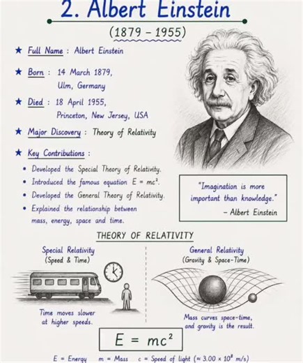 Einstein transformed our understanding of space, time, gravity, and energy with his theories of relativity. ⏳🌌#AlbertEinstein #relativityspace