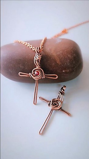 Wire Wrapped Cross Tutorial I Beginner-friendly #wirewrapping #regaliabyreyney