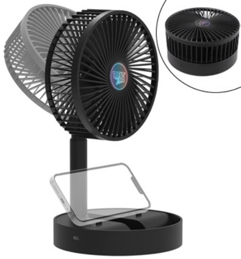 Rechargeable, Portable Foldable Fan: Use it Anywhere!