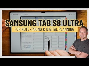 How to Use the Samsung tab 8 and S Pen for Note-taking | OneNote | Noteshelf | Samsung Notes