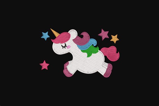 Unicorn Machine Embroidery Design, Unicorn Embroidery Designs, 5 Sizes, Instant Download - Etsy