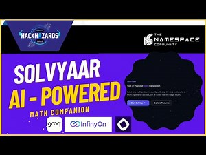 SolvYaar: AI-Powered Math Learning Platform | Interactive Problem Solving ‪@namespaceworld‬