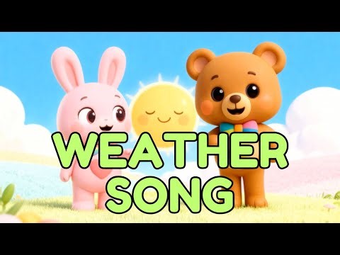 Weather Song | Learn the Weather with Lulu & Bubu | Fun Toddler Learning Song