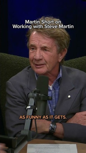 Martin Short on working with Steve Martin. #podcast #comedy