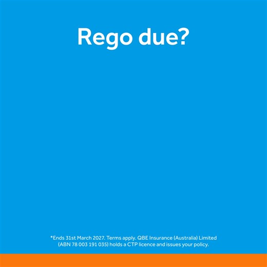 Before you pay for your car rego, remember 'QBE 4 CTP'. Register now and get a bonus $25 eGift Card after*. Easy! | QBE Insurance Australia