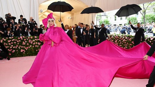 Watch Lady Gaga make her entrance at the Met Gala