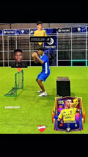 RONALDO X MESSI X MESSI JR X RONALDO JR 🤣💥🥶 #fifamobile #kickro #messi #fifa #football
