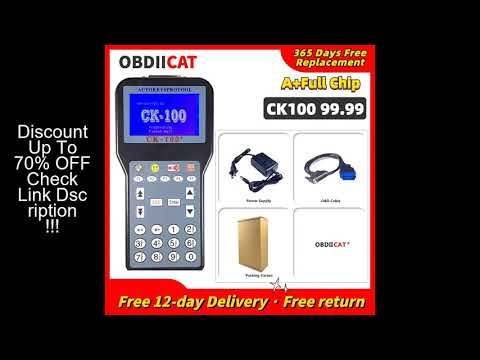 Newest CK100 V46.02/V99.99 Auto Key Programmer Car Key Programming Tool No Tokens Limited Latest Gen