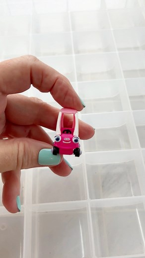 Did you know they made a pink Princess Cozy Coupe? Did you have one? I’m still adding to my MGA's Miniverse Little Tikes minis collection. #miniatures #makeitmini #miniverse #littletikes #miniatureworld | Grandma Gets Real