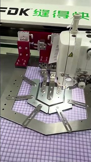 automatic pocket attatch machine