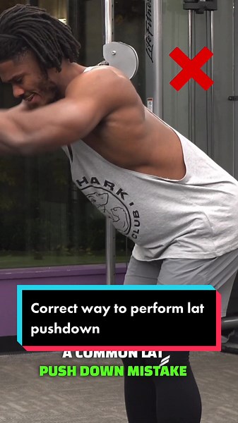 Common Lat Push Down Mistakes and How to Correct Them