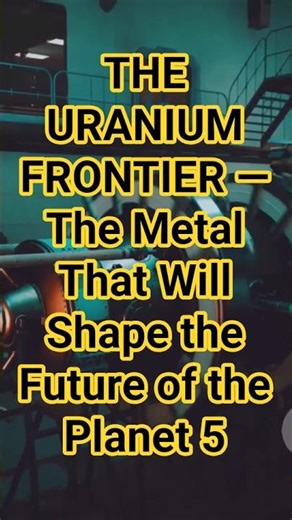 Uranium: The Only Metal Capable of Saving the Planet? 8