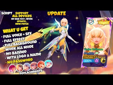 Script Skin Beatrix Prime - Stellar Brilliance No Password + Logo | Full Effect & Voice | New Patch
