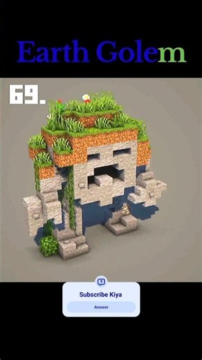 Earth Golem #minecraft #shorts