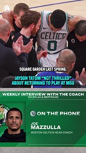 Joe Mazzulla on Tatum's MSG Return: Vulnerability is Key