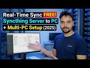 Syncthing Server Setup - Free Real-Time Sync | Multi-PC Setup Guide