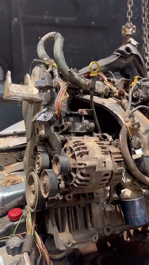 Engine replacement and how we fix it back #carengine #automobile #carsolutions