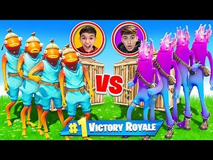 Team Diamond VS Team Mini Sweaty 4v4 Fortnite Box Fights!
