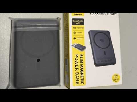 Baseus Picogo AM52 MagSafe Power Bank, Qi2 2 25W 10,000mAh Magnetic Portable Charger Review