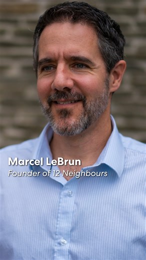 Wealth | Finance | Education on Instagram: "Marcel LeBrun sold Radian6 and walked away with the kind of win most founders pour into another venture. He aimed it at his hometown instead. In Fredericton he built 12 Neighbours, a growing village of tiny homes for people moving out of homelessness. Each unit is compact, energy efficient, and fully private with its own kitchen and bath. A lesser known detail is that volunteers help frame walls beside residents who will live there. Around the homes he