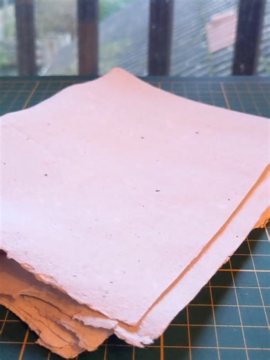 Du papier maison 🫶 #bookbinding #creationartisanale #artisan #papier #papermaking #papierfaitmain