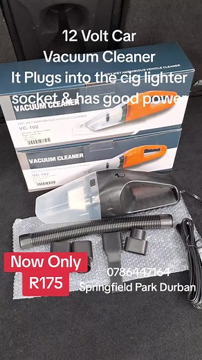 Powerful 12 Volt Car Vacuum Cleaner for Easy Cleanup