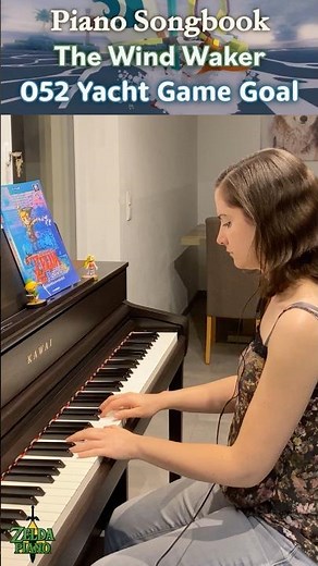 Piano Songbook ~ Zelda The Wind Waker ~ 052 Yacht Game Goal #zeldapiano #windwaker #zelda