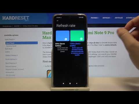 How to Change Display Refresh Rate in Xiaomi Redmi Note 9 Pro Max – Manage Display Settings