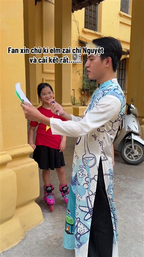 Fan xin chữ ký Elm zai chị Nguyệt và cái kết rất mệt rồi đó