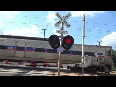 SEPTA Outbound Ewing Line Train at Langhorne Station