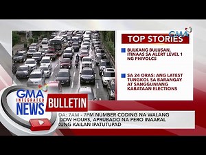 MMDA: 7AM-7PM number coding na walang window hours, aprubado na... | GMA Integrated News Bulletin