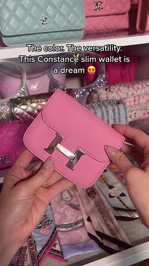 Hermès Constance Slim Wallet Unboxing - Luxury Leather Piece