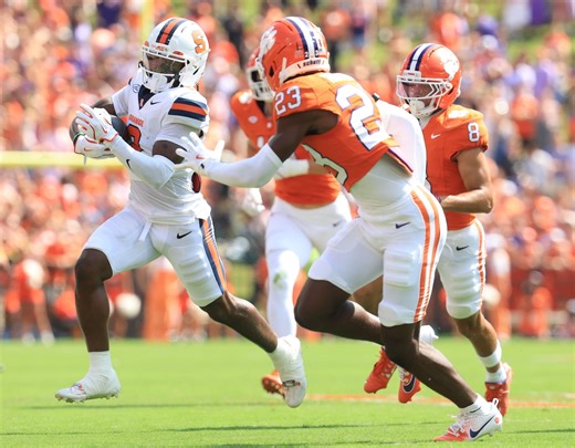 Syracuse football box score at Clemson