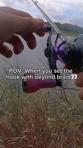 30K views · 54 reactions | The big HOOKSET is real with Beyond Braid  • #fisherman #fishingvideos #fishingreel #explore #explorepage #bassfishing #saltwaterfishing #fishermanviral | Beyond Braid | Facebook