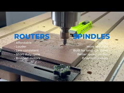 Router vs Spindle on a CNC | What’s the Real Difference?