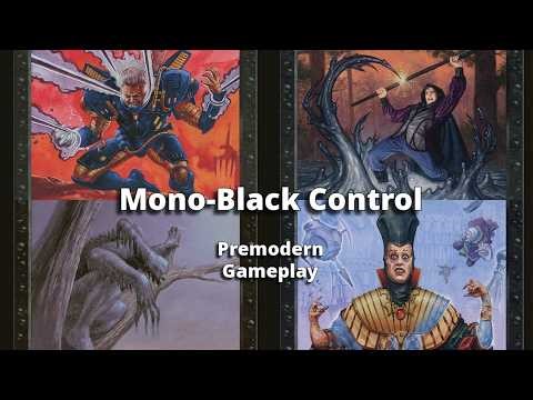 Coffers, Glaciers & Swamps • Premodern MTGO Gameplay • Mono-Black Control