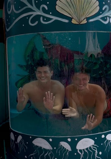 Go on and kiss the boy ❤️ love you @Merman Andrew #husbands #loveislove #merman #mermaid #marriage